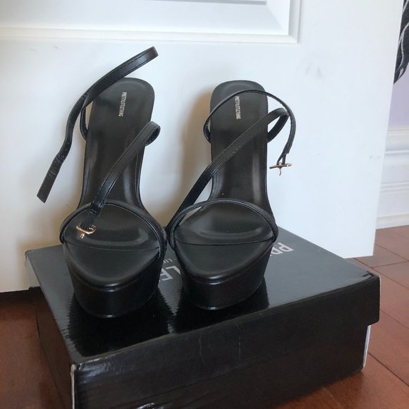 Platform 5" strappy heels - Picture 5 of 5